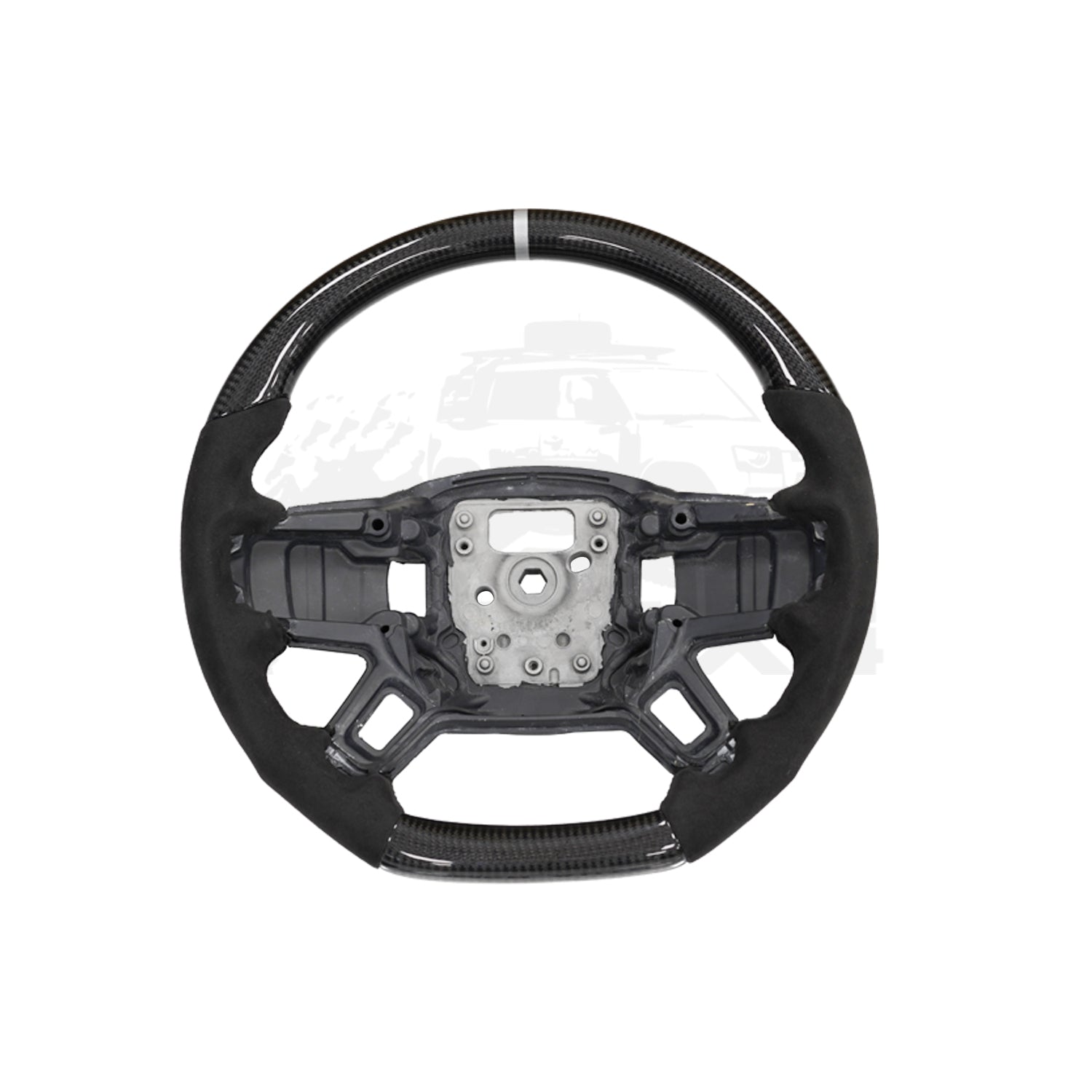 DEF4X4 Carbon Fiber Steering Wheel with Heating L663 New Defender