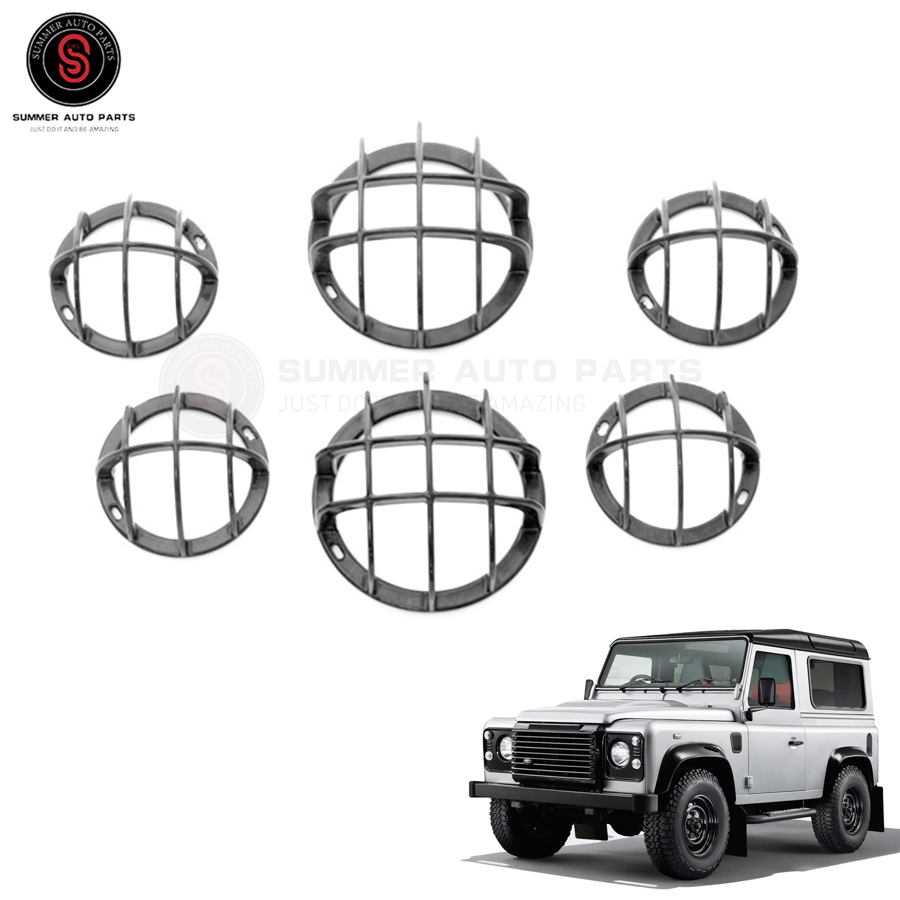 DEF4X4 For Land Rover Defender 110 Rear Lamp Cover Rear Bumper Accessories Light Cover Kit Aluminum Material