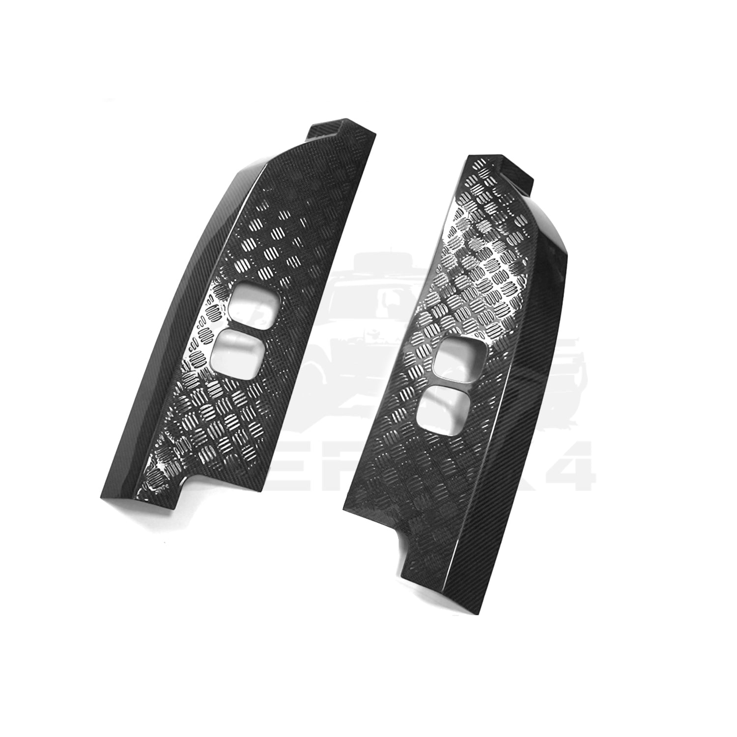 DEF4X4 Land Rover Carbon Fiber Tail Lamp Cover L663 New Defender 90/110