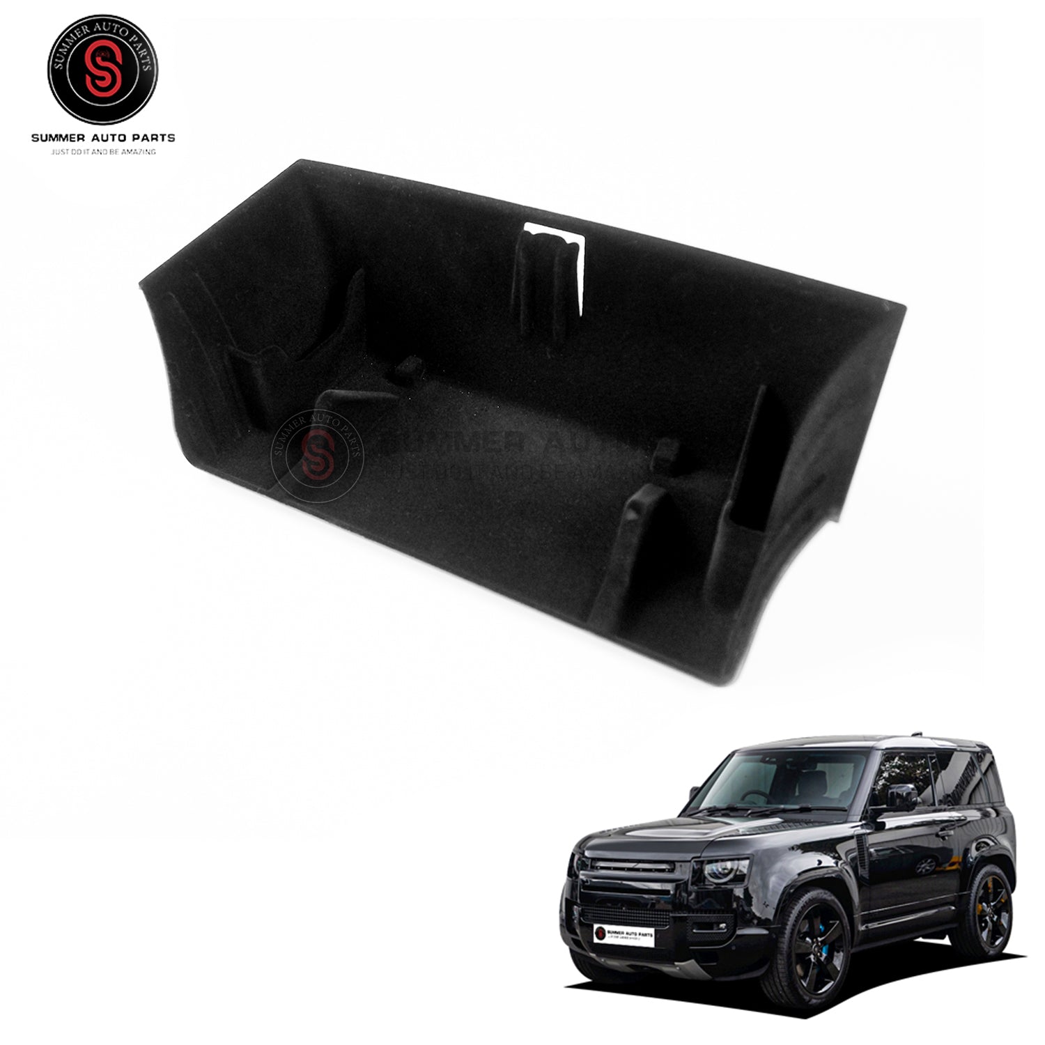 DEF4X4 Defender Center Console Storage Box(Flocking) L663 Land Rover