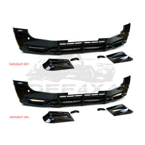 DEF4X4 Car Front Lip with DRL L663 Land Rover