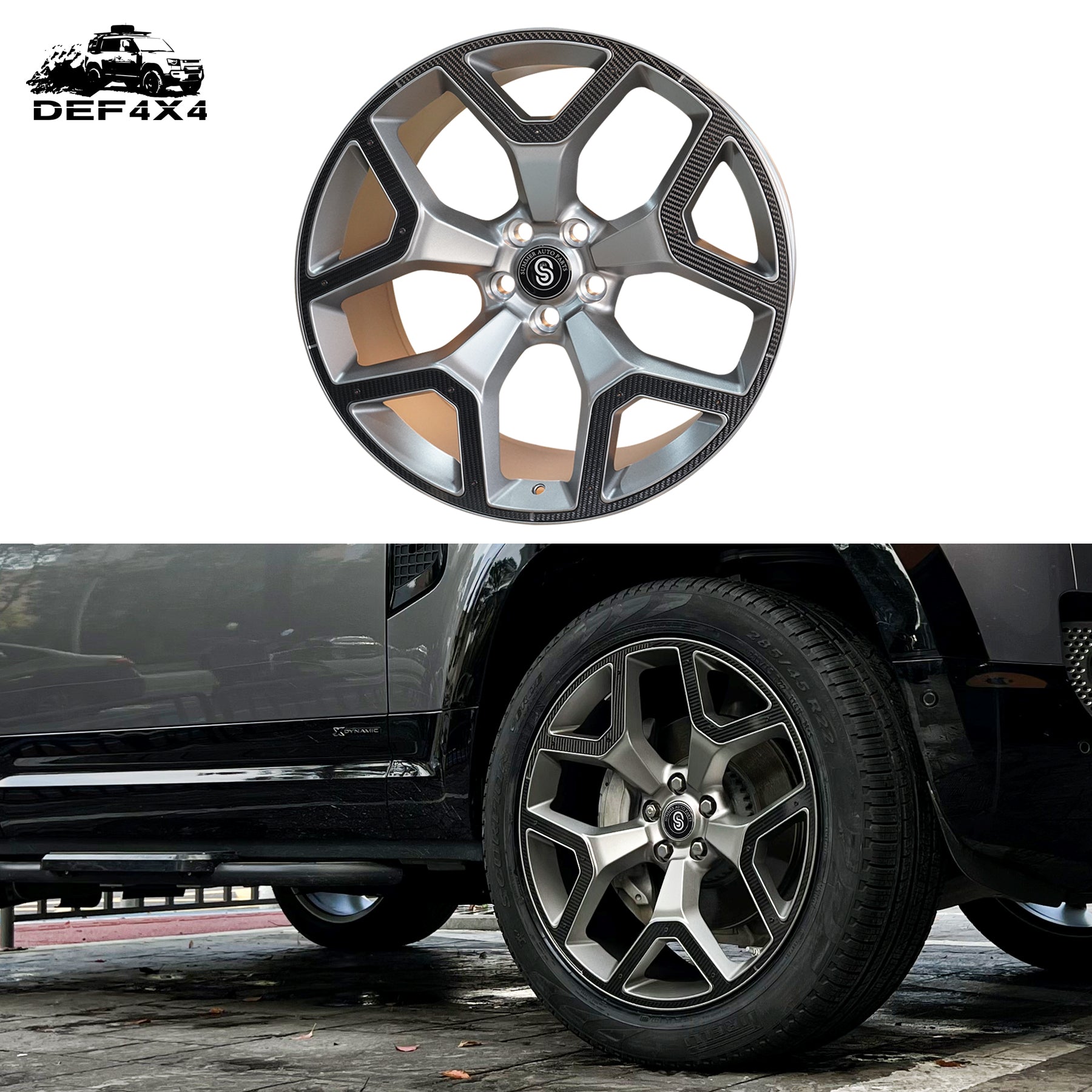 DEF4X4 Defender Forged Wheel Rims Type D L663 Land Rover