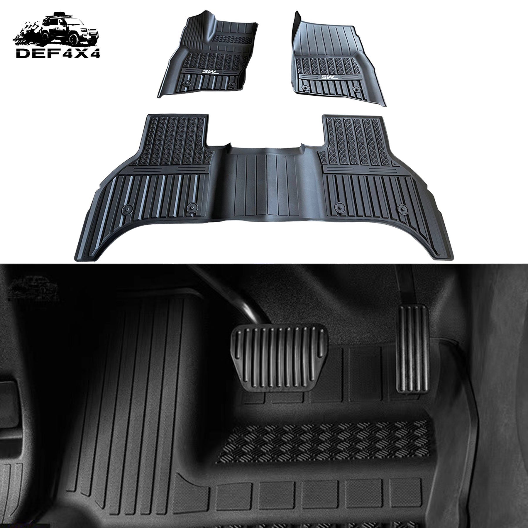 DEF4X4 New Defender Car Mats RHD L663